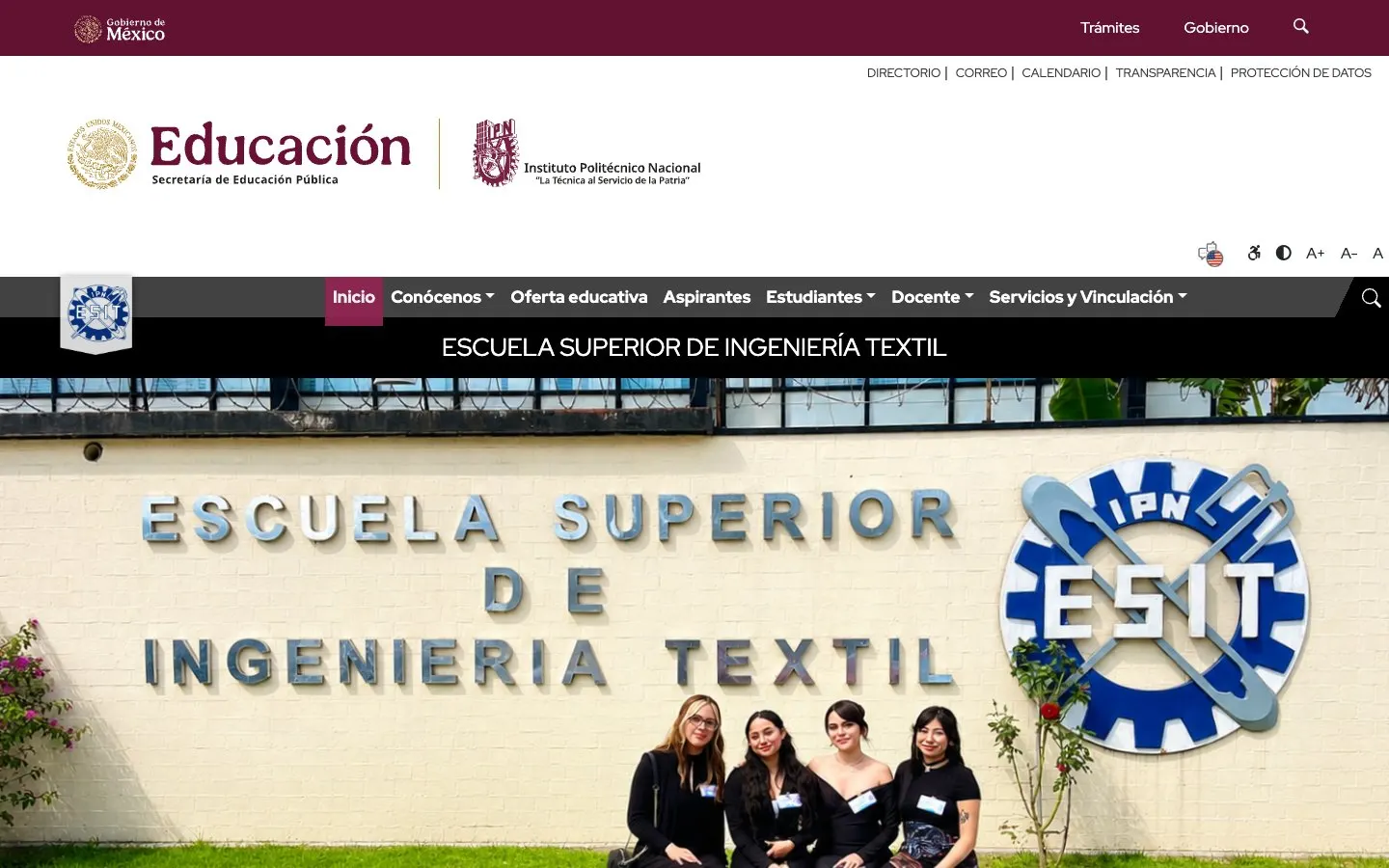 The website of IPN – ESIT