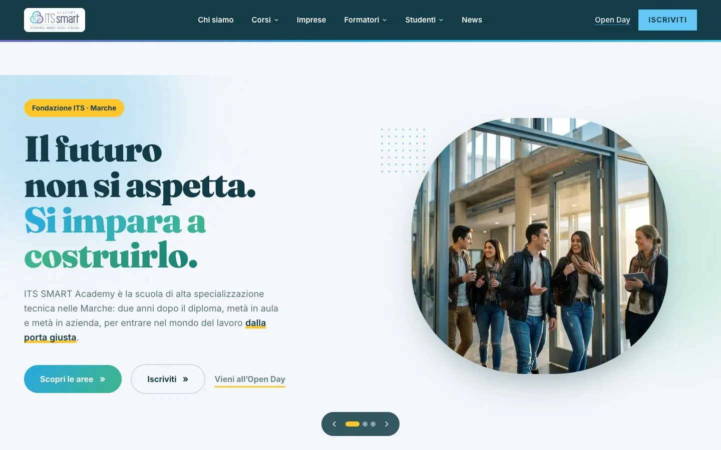 Die Website von ITS SMART Academy
