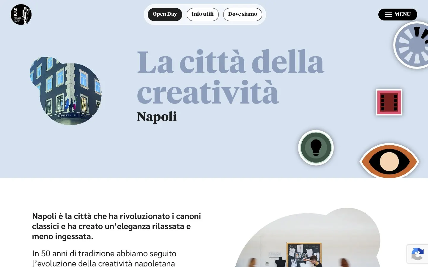 Le site de IUAD – Accademia della Moda (Napoli)