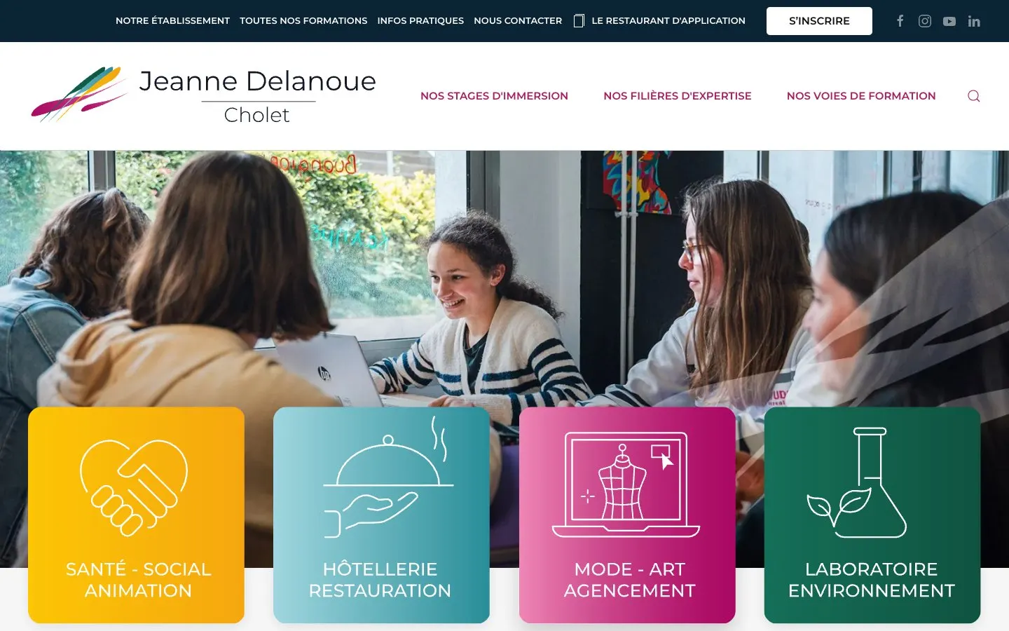 Die Website von Jeanne Delanoue