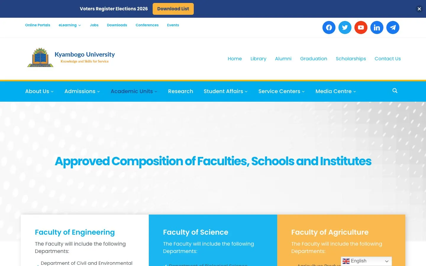 The website of Kyambogo University – School of Art and Industrial Design
