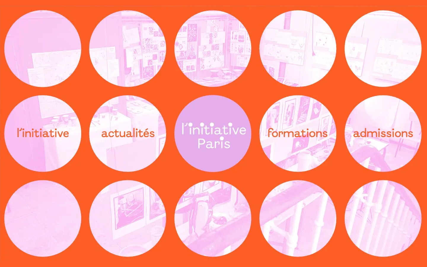 The website of L'Initiative Paris
