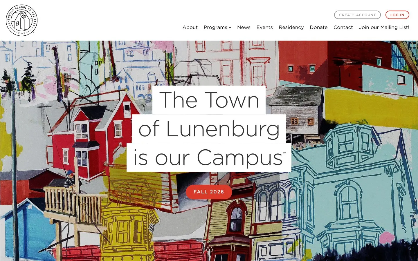 The website of Lunenburg School of the Arts