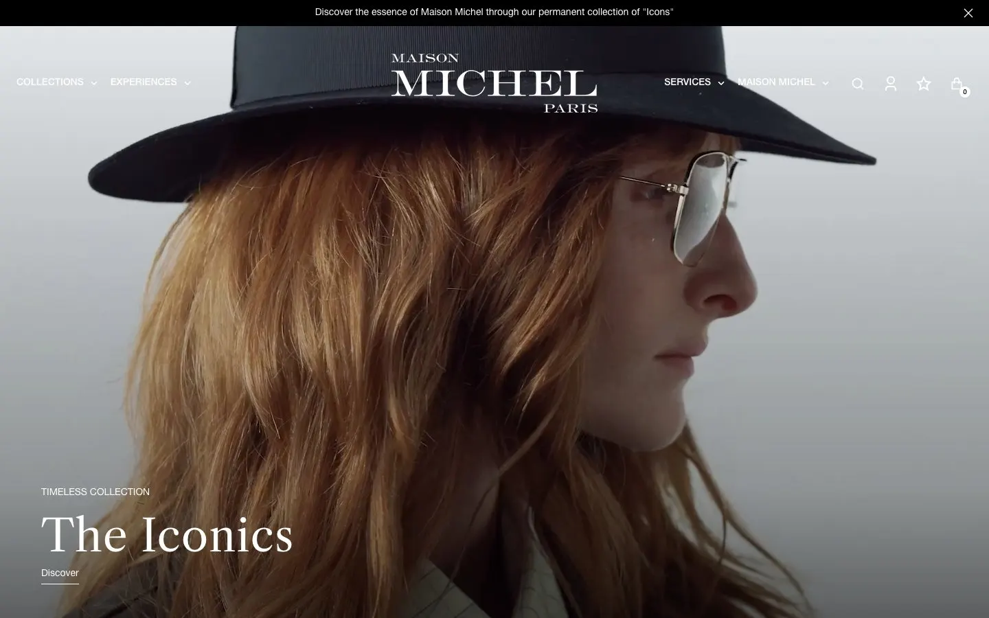 الموقع الإلكتروني لـ Maison Michel