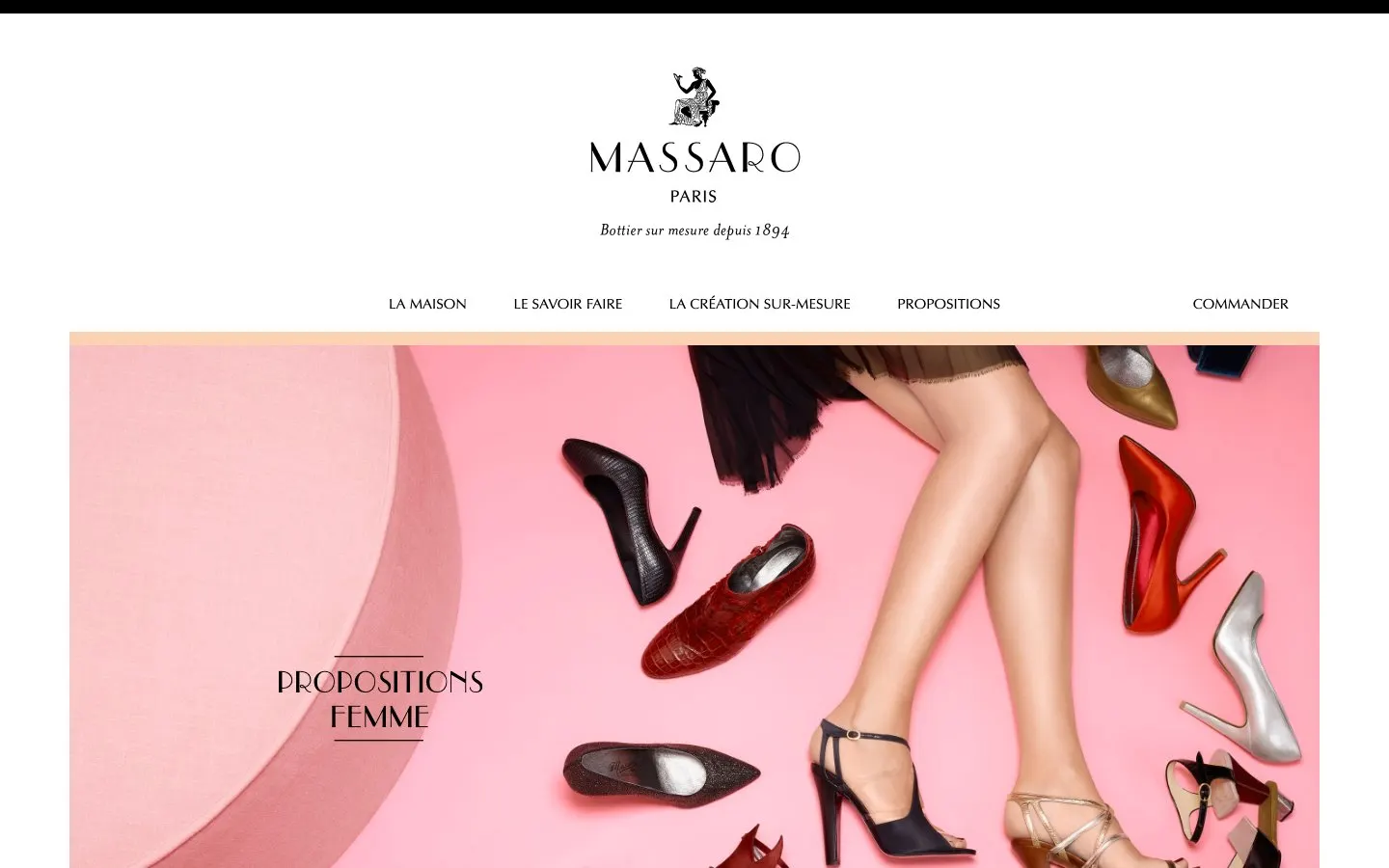 The website of Massaro