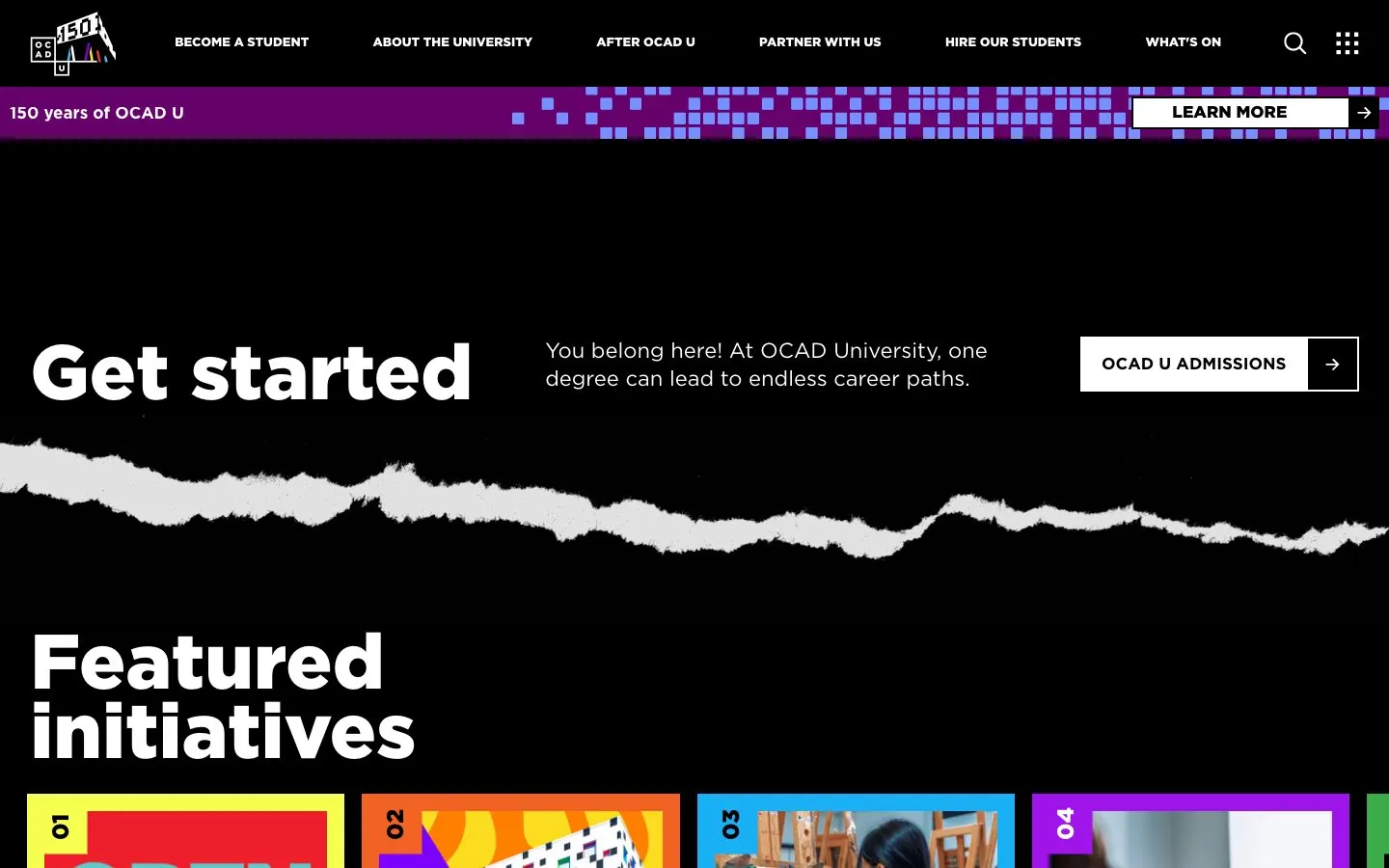 Сайт школы OCAD University