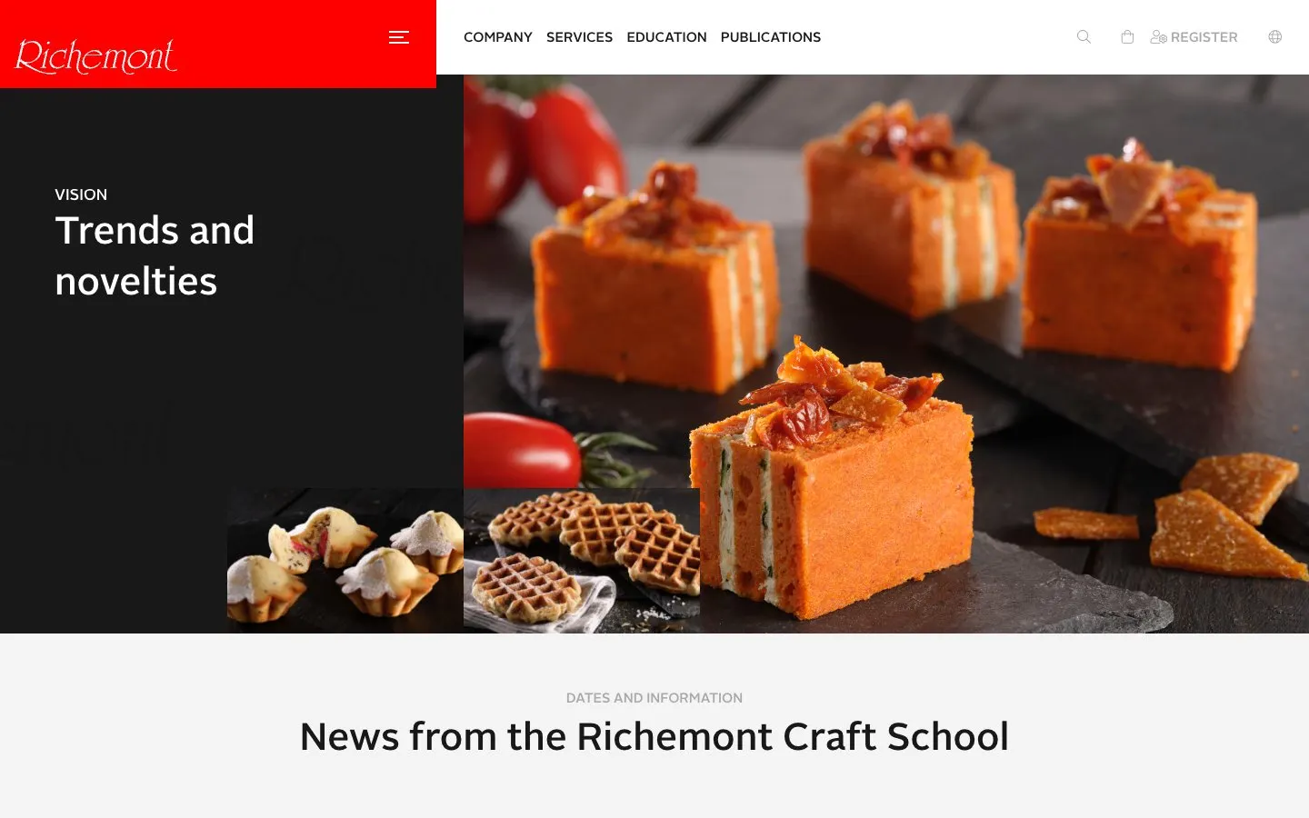 Die Website von Richemont Fachschule