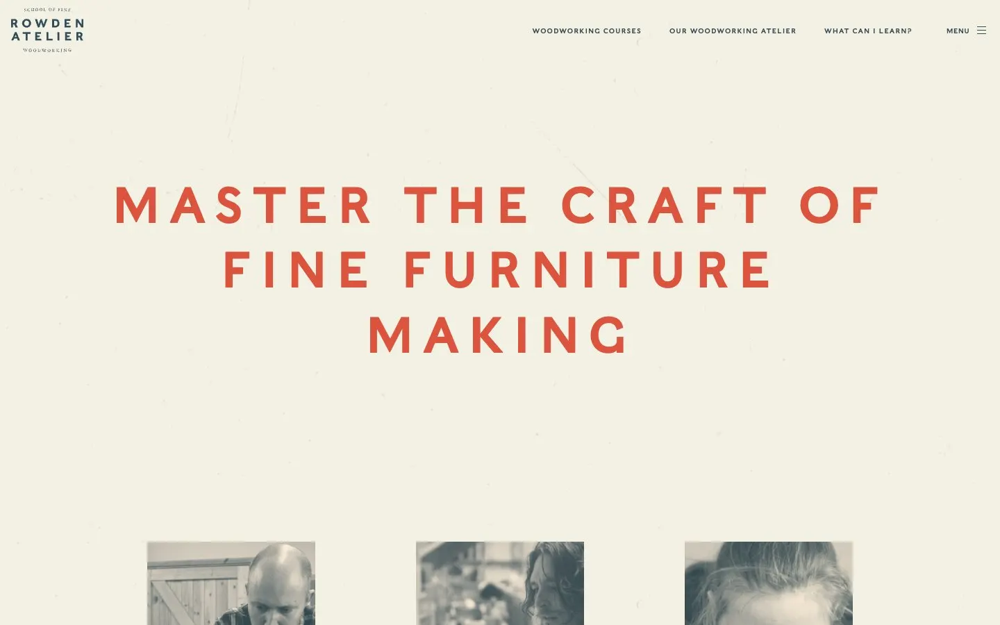 The website of Rowden Atelier
