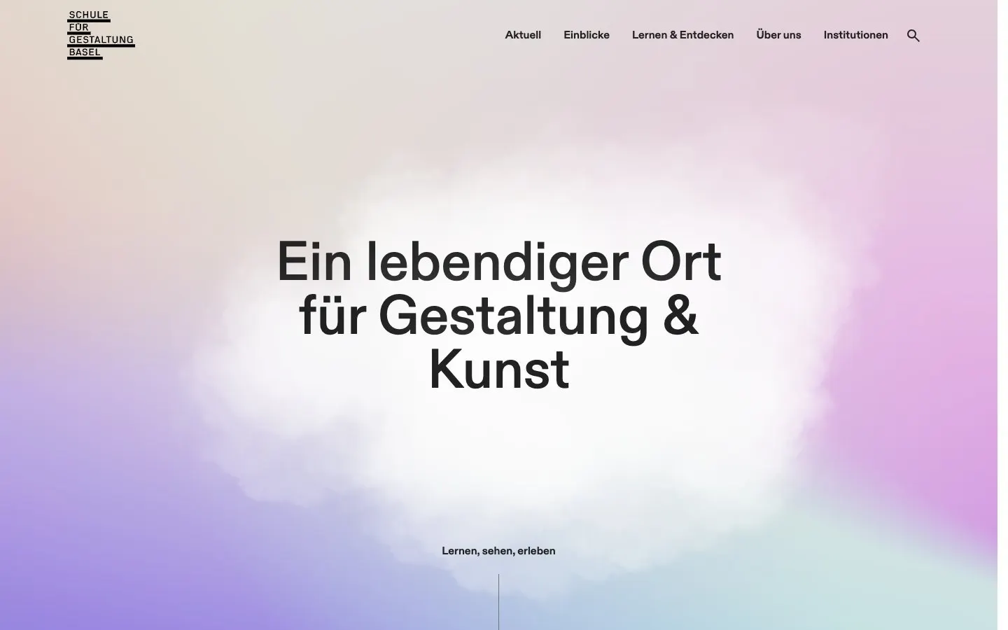 Schule für Gestaltung Basel 的网站