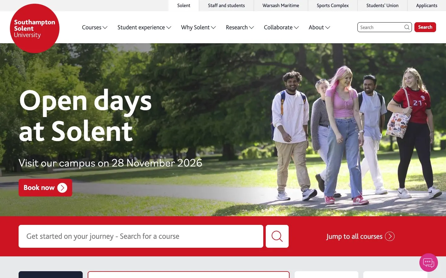 The website of Solent University – Yacht and Powercraft Design