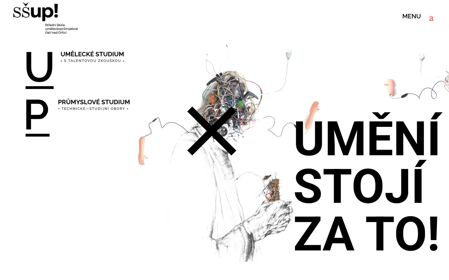 The website of SŠUP Ústí nad Orlicí