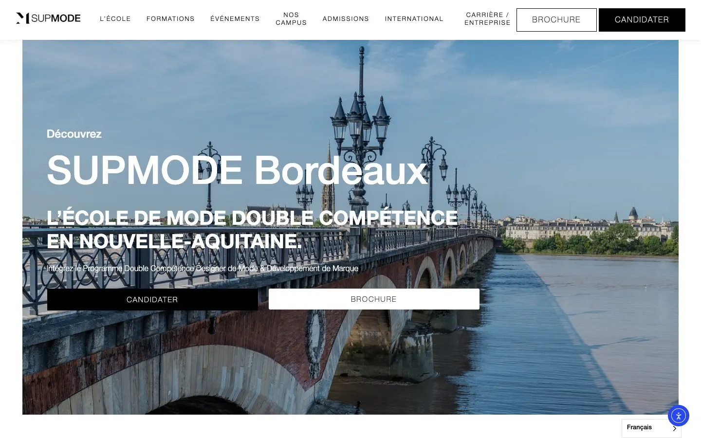 Le site de SUPMODE Bordeaux