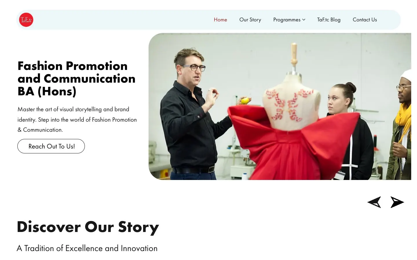 The website of TaF.tc