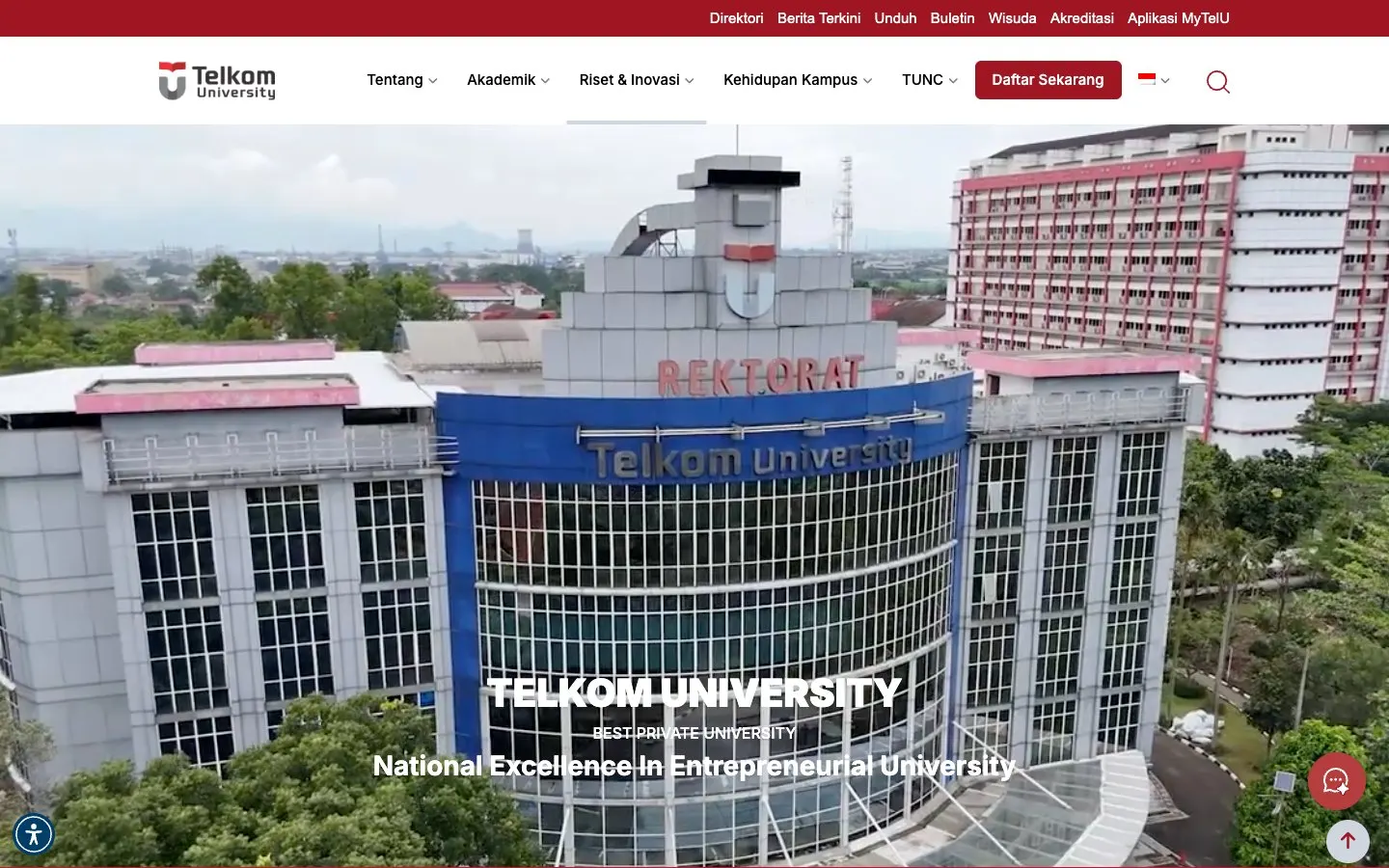The website of Telkom University – Desain Produk e Kriya Tekstil & Fashion