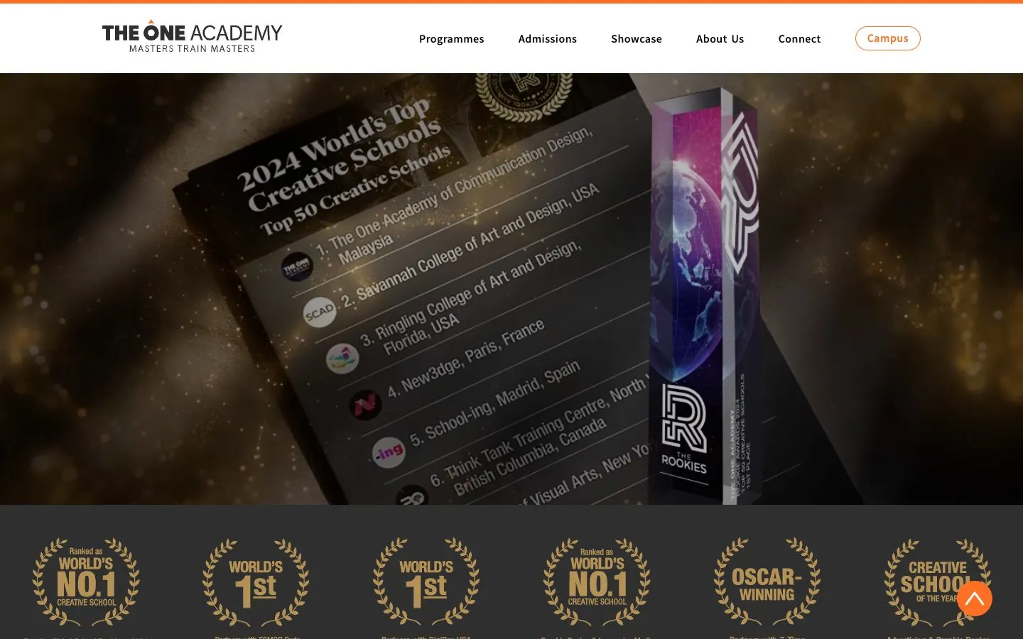 The website of The One Academy