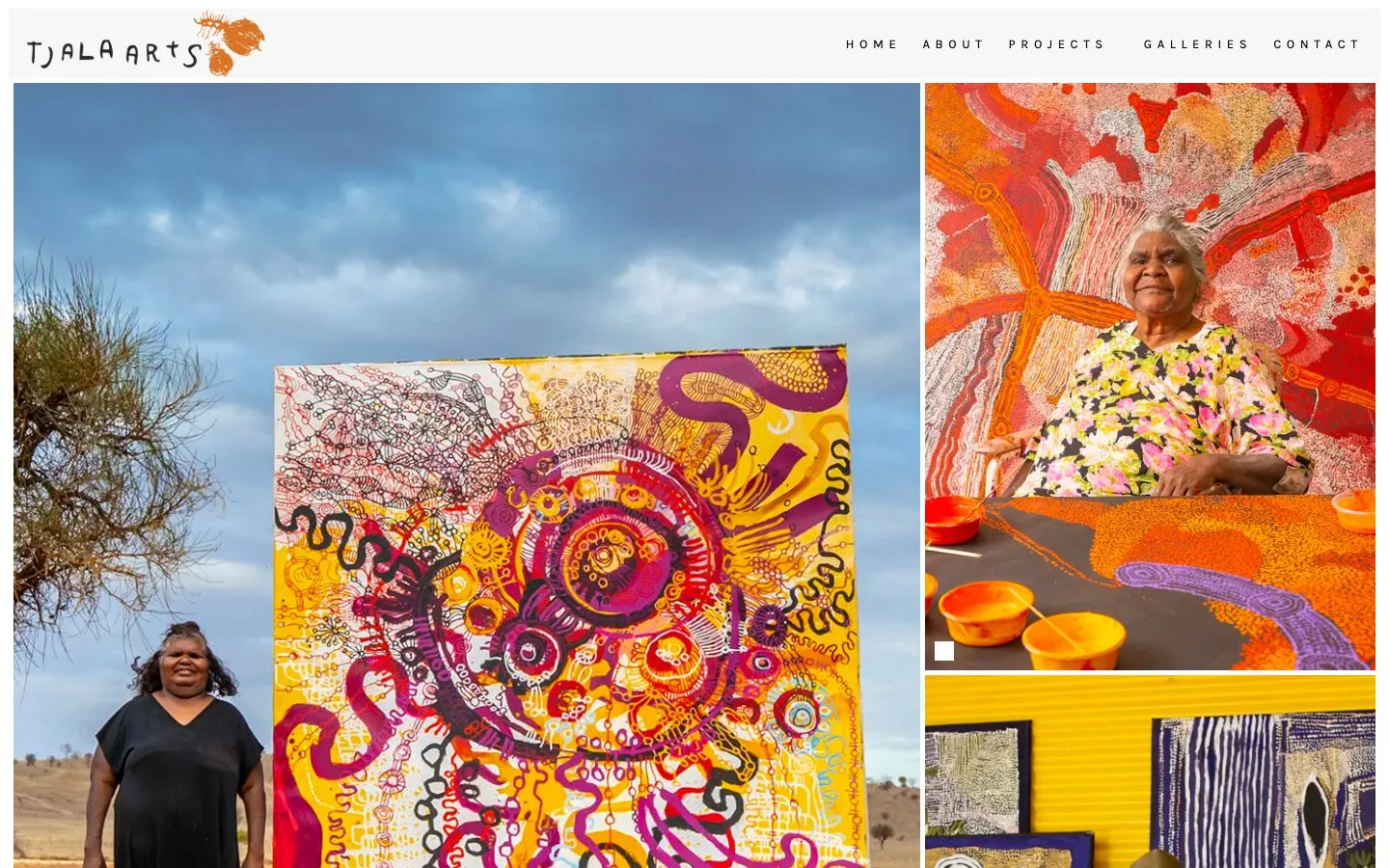 The website of Tjala Arts