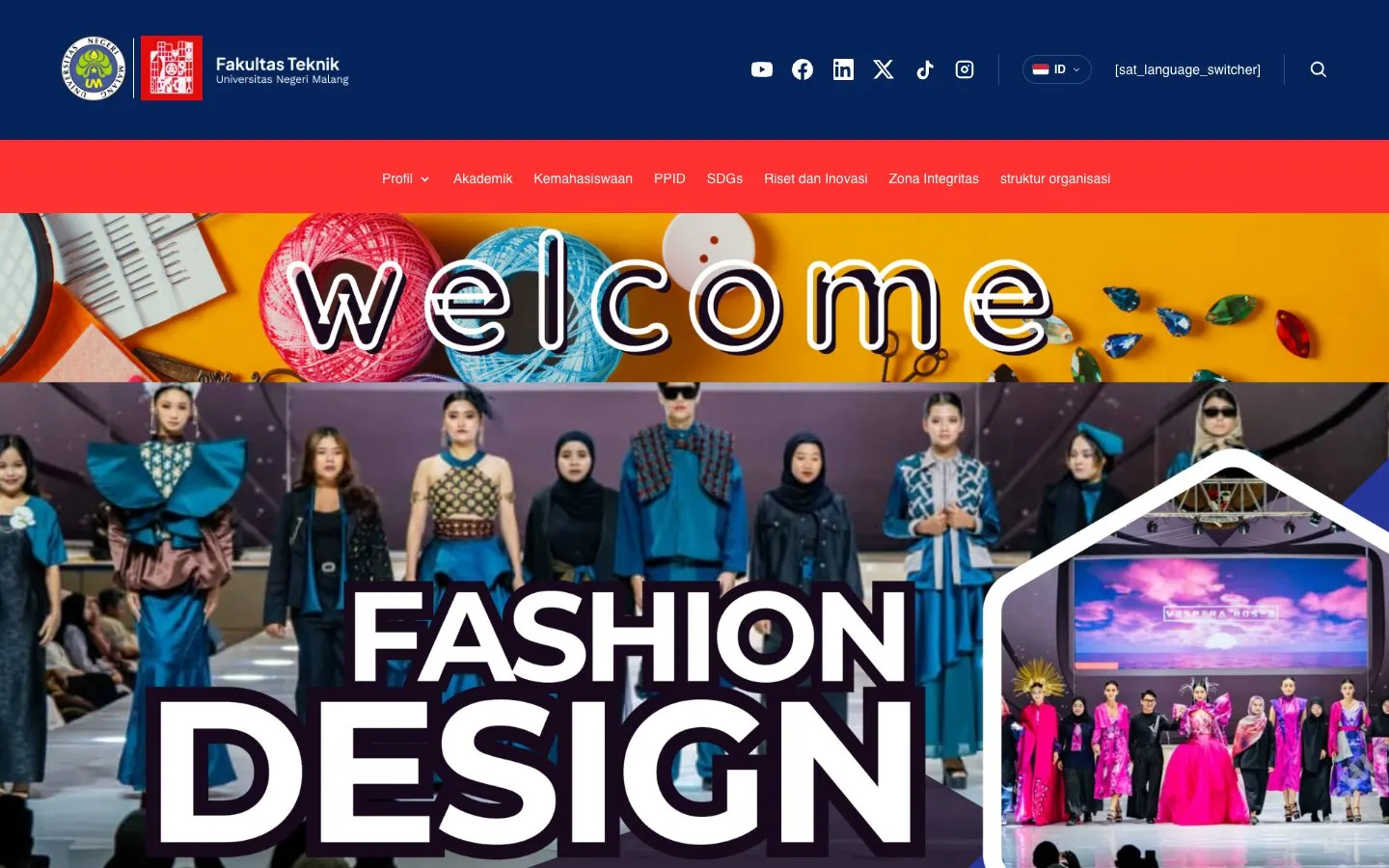 The website of Universitas Negeri Malang – S1 Pendidikan Tata Busana