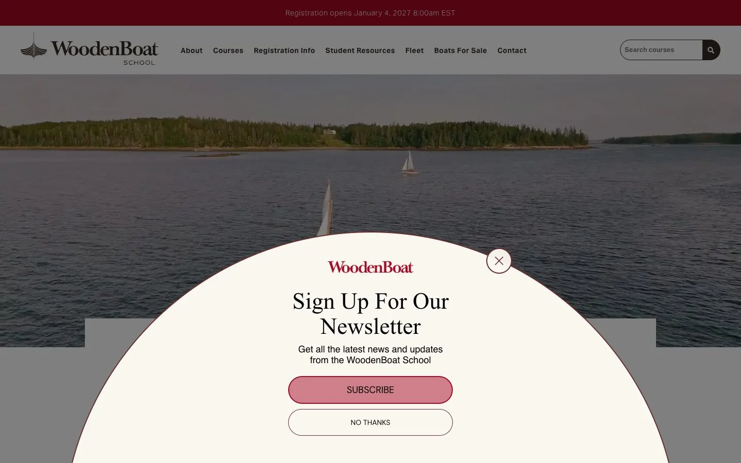 The website of WoodenBoat School